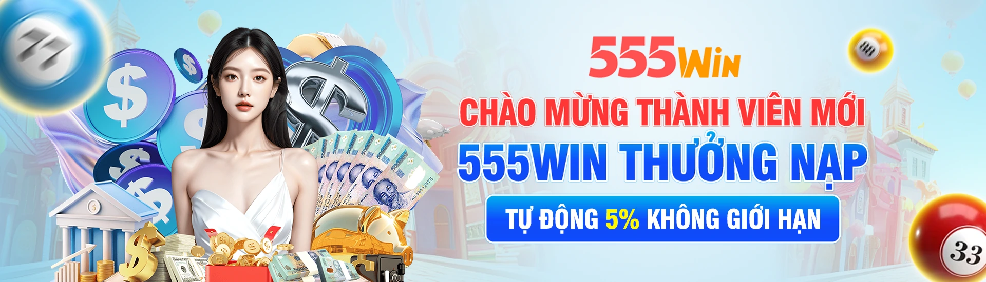 Banner 555Win về nổ hũ, slot game và bắn cá cùng các chuyên mục giải trí đa dạng